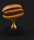 Trofeo en forma de choripán para ACHORI